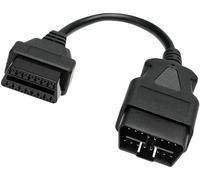 OBD 2 II Verlängerung Kabel Stecker auf Buchse 20 cm 16 Pin Diagnose Interface