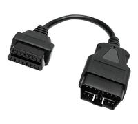 OBD 2 II Verlängerung Kabel Stecker auf Buchse 20 cm 16 Pin Diagnose Interface