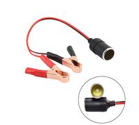 Adapterkabel mit Krokodilklemmen: Zigarettenanzünderbuchse Batterie 12V 24V