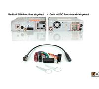 Adapterkabel Set für Mercedes Radio DIN= ISO R107 W126 W201 Ausziehhaken Antenne