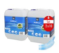 20 Liter (2 x 10 L) AdBlue® inklusive Ausgießer Additiv für Diesel im Kanister