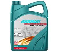 10 (2x5) Liter ADDINOL SAE 10W-40 Semi Synth 1040