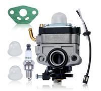 Adefol Vergaser Kraftstofffilter-Set für Robin Subaru EH025 EH035 Rasenmäher, EH025 Vergaser mit Zündkerze, Zündkerze, Ersatz 592-60090-00-2