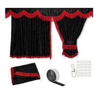 Adomo LKW Vorhänge Set - 7-Teilig - Actros MP4 & MP5 - Maßgeschneidert - Blickdichte Vorhänge - Cab Curtain - Einfache Reinigung und Anbringung - Schlafkabinensichtschutz