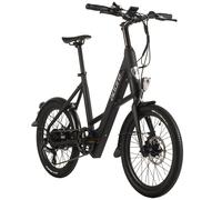 ADORE E-Citybike 20" Alu Kompaktfahrrad C-200 Heckmotor 45NM/10,4Ah Schwarz 281E