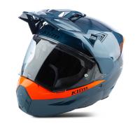 Adventurehelm Klim X1 Alpha Carbon Petrol/Strike OrangeXL Petrol,Strike Orange