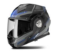 LS2, Klapphelm Motorrad ADVANT X SPECTRUM Black Titanium Blue, XS