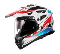 Adventurehelm LS2 MX702 Pioneer II Namib Weiß/Blau/Rot3XL Weiß,Blau,Rot
