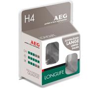 AEG Autolampe Glühlampe Longlife H4 2-er Set weiß 4038373972620
