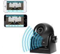 Aeo WiFi-Rückfahrkamera, Rückfahrkamera, kabellos, funktioniert mit Telefon, IP68, wasserdicht, IR-Nachtsicht, Weitwinkel-Rückansicht, magnetische Parkkamera für LKW, Anhänger, Wohnmobile