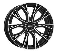 Alufelge AEZ TORONTO Einteilig DARK - Schwarz GlÃ¤nzend Frontpoliert 8.50 x 19 ET 38.00 5x114.30