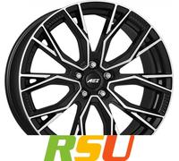 AEZ Toronto dark Black Polished Alufelge 18 Zoll ET23 5x112 ML66,6
