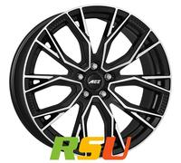 AEZ Toronto black/polished 8.5x19" ET29 LK5 112 ML 66.6 Alufelgen 19 Zoll