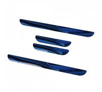 AFCSBH 4 Stück Auto Einstiegsleisten für VW T-Cross (C1 2019-2025 2026), Blau Metallic Türschweller Abdeckung, Autotür Schwellerleisten, Selbstklebendes Zubehör,B