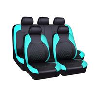AFCSBH Universal Autositzbezüge Set für Mitsubishi Space Star (A00 2012-2025 2026), Kunstleder Auto Sitzbezüge für Vorne und Hinten, Sportliches Rautenmuster, Innenraum Zubehör für PKW,5 piece Set