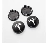 AFSNT 4 Stück Radnabenkappen für Tesla Model 3/S/X 60mm,Nabendeckel Radnabendeckel Felgendeckel Wheel Caps Radnabenabdeckung Nabenkappen,C