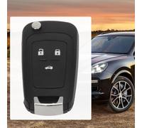 Aftermarket 3-Tasten-Klappschlüssel-Gehäuse für Opel, für Astra, Insignia, Corsa, Zafira, Verwendung mit vorhandener interner Schaltung und Klinge