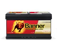 AGM Autobatterie 95Ah Banner Running Bull 59501 12V 850A ersetzt 59201 Batterie