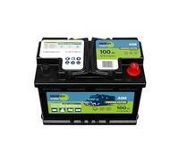 AGM Batterie 100Ah - Mover Akku für Wohnwagen - Solar Batterie 12V | Wohnmobil Versorgungsbatterie - Wartungsfrei - Zyklenfest - Gebundener Elektrolyt - Schraubklemme - Mobil und Stationär