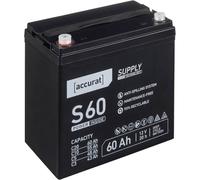Accurat Supply S60 AGM Bleiakku 60 Ah