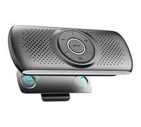 AGPTEK Freisprecheinrichtung für Auto, Bluetooth 5.0, integriertes Mikrofon, mit Clip für GPS, Musik, TF-Kartenslot, automatische Wiederverbindung, Lautsprecher, Auto, IOS Siri & Google Assistant