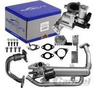AGR-VENTIL + AGR-KÜHLER KOMPLETT für 1.9/2.0 TDI AUDI A3 8P VW GOLF V PASSAT 3C