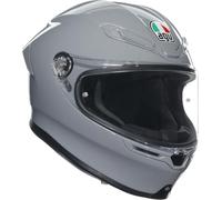 AGV K6 S Integralhelm - ECE 22.06 Motorradhelm für Brillenträger, Carbon Aramid Schale, Pinlock Max Vision Visier, Sport Touring