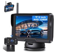 AHD1080P Rückfahrkamera Kabellos Stabiles Bild mit 5 Zoll Monitor