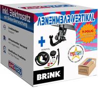 AHK BRINK für Ford Focus C-MAX 03-10 vert. abnehmbar + 7-pol ES ABE