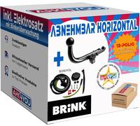 AHK BRINK für Volvo S70 / V70 97-00 hori. abnehmbar + 13-pol ES ABE