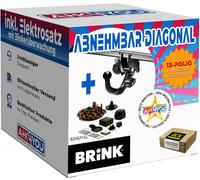 AHK BRINK für VW Golf Plus 05-09 diagonal abnehmbar + 13-pol ECS ES SPEZ