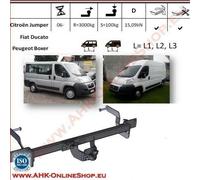 Anhängerkupplung Wohnmobil WOMO-Aufbau für Citroen Jumper Pössl 2 Win Plus 2014-