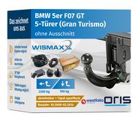 AHK für BMW 5er F07 Gran Turismo 09-14 vert. abnehmbar ORIS +13pol E-Satz SPEZ