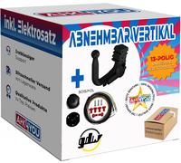 AHK GDW für Nissan Qashqai I 07-14 vert. abnehmbar + 13-pol ABE ES