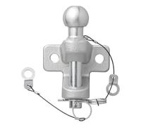 Anhängerkupplungskugel silber zweifach Ausführung D20,2/S350