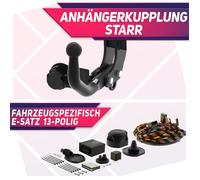 AHK starr+ES 13p spez ECS für Opel Corsa 4 D 3/5-Tür Fließheck 06-11 ohne Vorb.