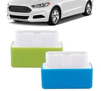 AHXHA Syngas Spritsparer, Syngas OBD Fuel Saver, OBD Kraftstoffsparer, OBD2 Spar Chip Tuning Box, Auto Zubehör zur Reduzierung der CO₂-Emissionen, Plug & Play, Für Alle Fahrzeuge (Grün+Blau)
