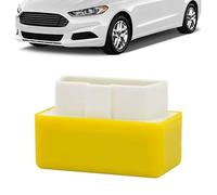 AHXHA Syngas Spritsparer, Syngas OBD Fuel Saver, OBD Kraftstoffsparer, OBD2 Spar Chip Tuning Box, Auto Zubehör zur Reduzierung der CO₂-Emissionen, Plug & Play, Für Alle Fahrzeuge (Gelb)