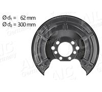 AIC 55198 Splash Panel, brake disc for OPEL