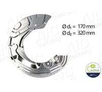 AIC 55739 Splash Panel, brake disc for BMW