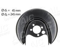 AIC Spritzblech, Bremsscheibe hinten rechts für Bremsscheiben Durchmesser-Ø232mm VW SEAT VAG 6N0615612 56160