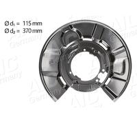 AIC Spritzblech, Bremsscheibe hinten rechts für BMW 34206780218 34216762864 34216792248 56989