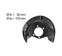 A.I.C. Spritzblech Bremsscheibenschutz hinten rechts 58269 für NISSAN