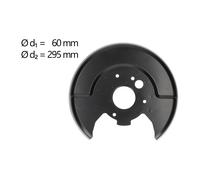 AIC Spritzblech, Bremsscheibe hinten rechts für NISSAN 56950