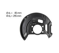 AIC Abdeckblech Ankerblech für NISSAN QASHQAI II KADJAR vorne links 411614EA0A