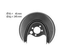 AIC Spritzblech, Bremsscheibe hinten links für Bremsscheiben Durchmesser-Ø232mm VW SEAT VAG 6N0615611 56159