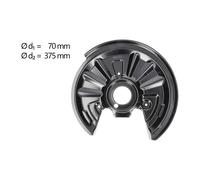 AIC Abdeckblech Ankerblech für VW GOLF VI Cabrio hinten rechts 1K0615612AJ