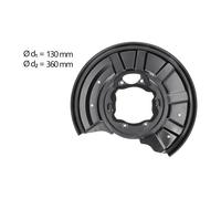 AIC Spritzblech, Bremsscheibe Hinten Rechts für MERCEDES-BENZ CLS 350 250 CDI / BlueTEC d 63 AMG 500 C-Klasse C E-Klasse E 4-matic 300 200 NGT