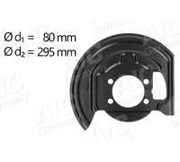 AIC Spritzblech, Bremsscheibe vorne rechts für NISSAN 41151-JD01A 41151-JU00A 41151-JG00A 58192
