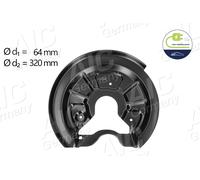 AIC Spritzblech, Bremsscheibe hinten links für Bremsscheiben Durchmesser-Ø272mm SKODA VW SEAT AUDI VAG 1T0615611B 56163